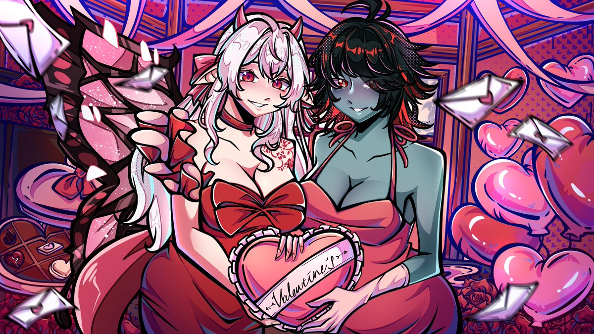 Happy Early Valentine's Day from <a href="/rheyaHeart/">Rheya Heart ♡ Faerie Dragon 💌</a> and me! 
🎨by <a href="/kokohinarii/">Koko Hinari ⋆✮VArtist ⋆✮</a>