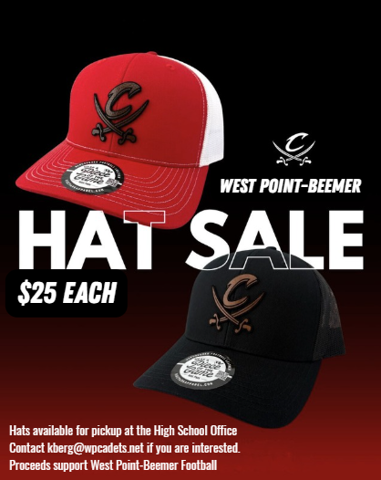 wpcadets's tweet photo. @WPBFootball is selling Cadet hats for $25! 🏈

Contact kberg@wpcadets.net or stop by the high school office to order!

#cadetpride⚔️ https://t.co/7HOyycU8vH