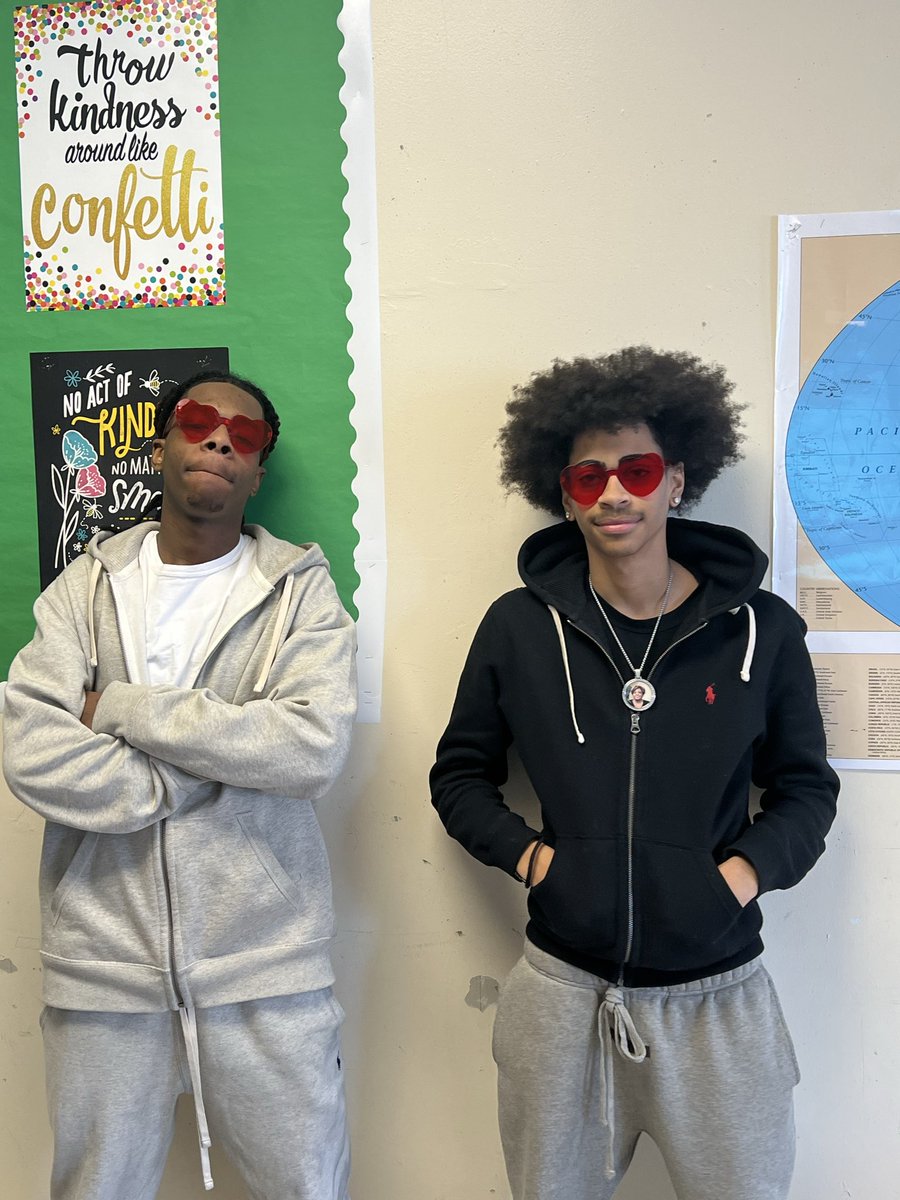 Today’s Heart-Shape Anything Day was full of creativity, and school spirit ❤️