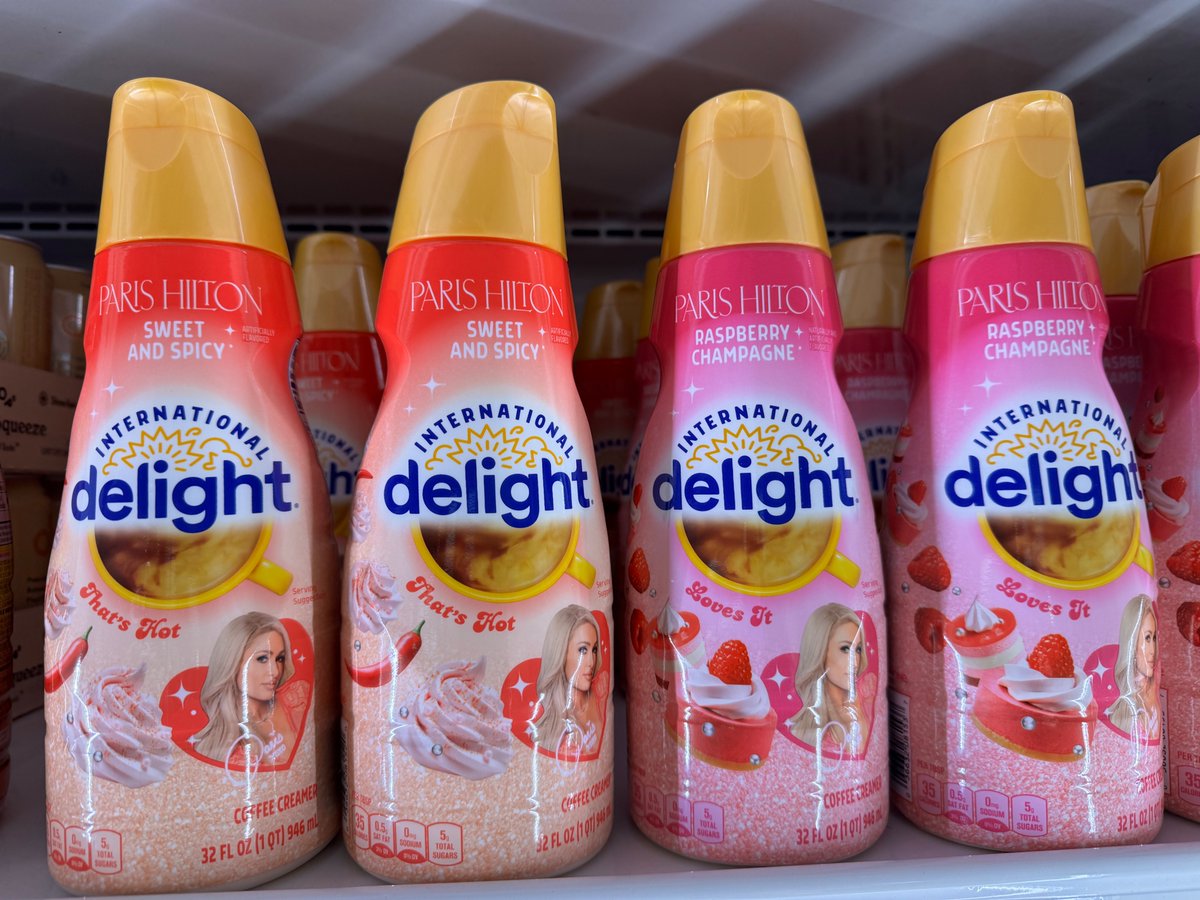 Paris Hilton coffee creamer?