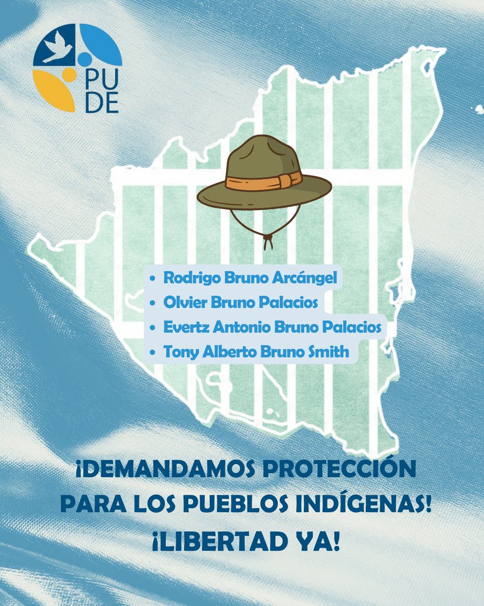 La <a href="/CIDH/">CIDH - IACHR</a> emitió la Res. 9/2026 para proteger a Rodrigo Bruno Arcángel, Olvier Bruno Palacios, Evertz Antonio y Tony Bruno, presos indígenas. 🧵👇