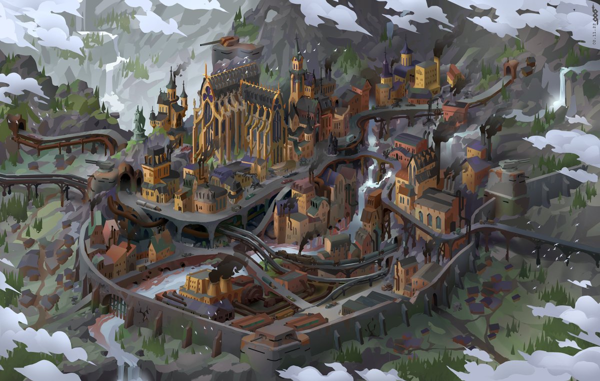 It costs $0.00 to support a dark worldbuilding artist🖤🕯️