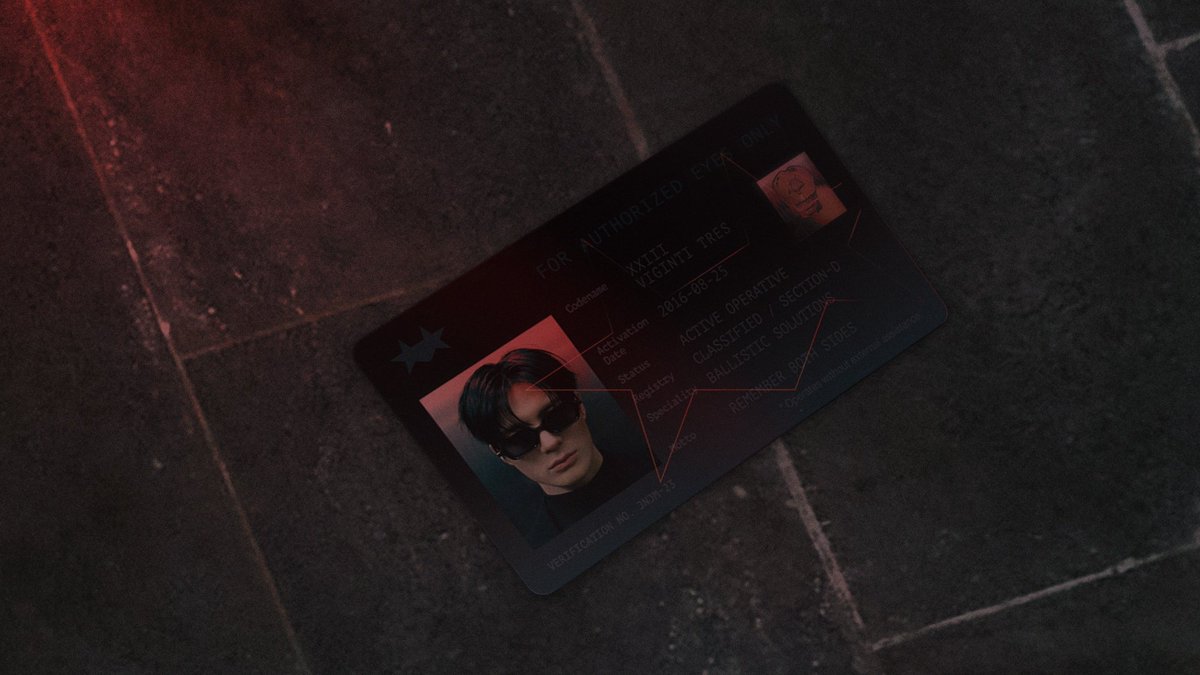 DAY
Name: JAEMIN NA
Position: Field Engineer
Task: Response to Crisis
Name: JENO LEE
Position: Data Analyst
Task: Maintenance of Order

NIGHT
Codename: XLII QUATTUOR DUO
Speciality: SMALL ARMS &amp; LIGHT WEAPONS
Codename: XXIII VIGINTI TRES
Speciality: BALLISTIC SOLUTIONS