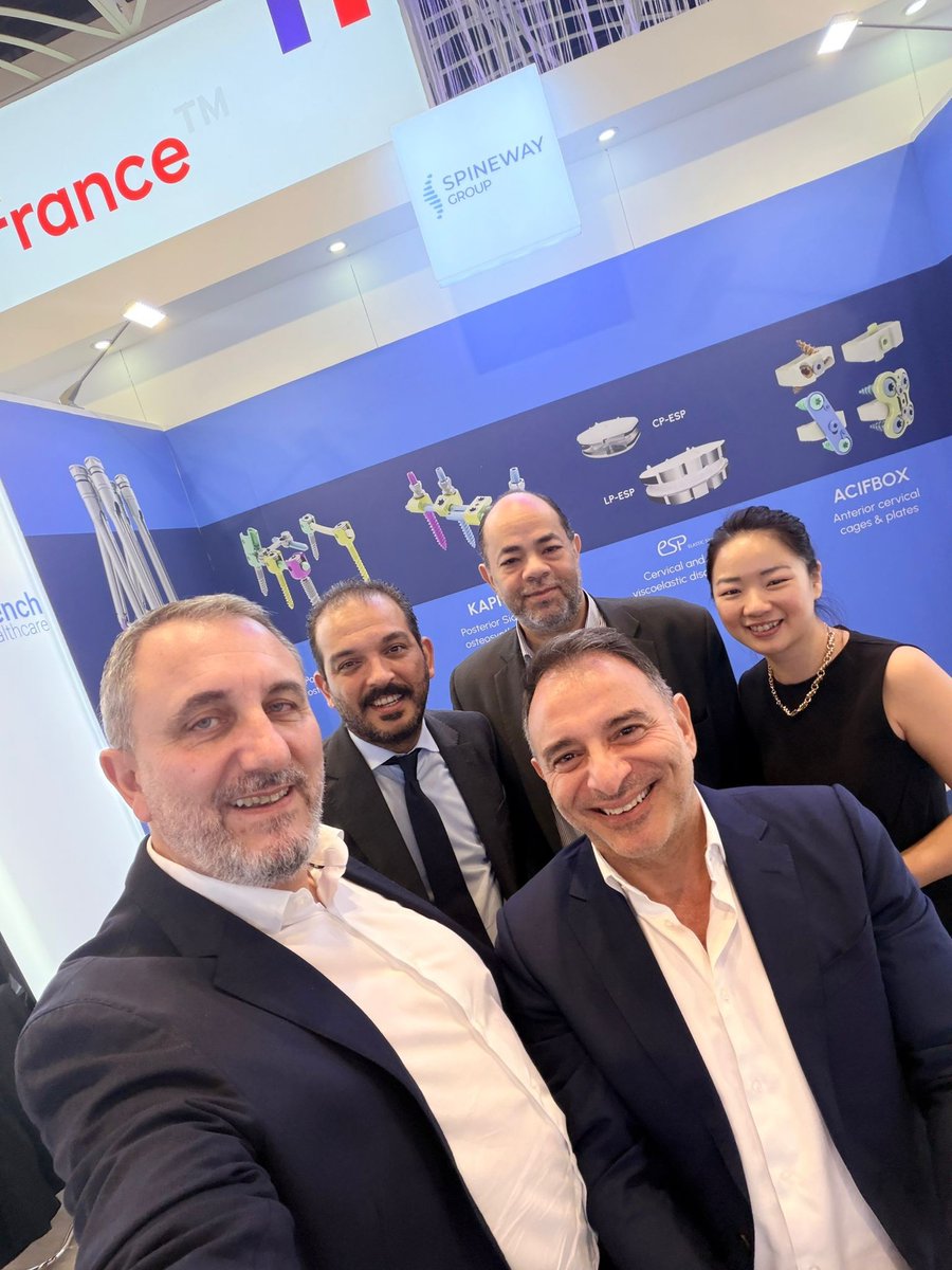 𝗪𝗛𝗫 𝗗𝘂𝗯𝗮𝗶 𝟮𝟬𝟮𝟲 𝗵𝗮𝘀 𝗯𝗲𝗴𝘂𝗻!

Our team is on site and ready to welcome you at 𝗯𝗼𝗼𝘁𝗵 𝗦𝟱.𝗗𝟱𝟳, on the French Pavilion (Business France).

A great opportunity to meet, exchange and learn more about our spinal surgery solutions.

See you in Dubai!