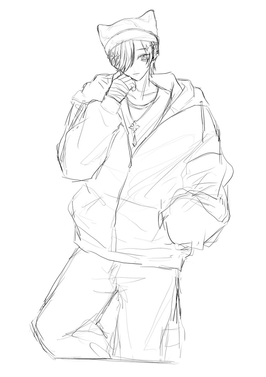 今日描いた絵とか、最近の絵