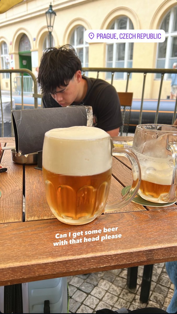 ryan_pucket's tweet image. Beer time in Prague🍺 
Lovely weather out here
#prague
