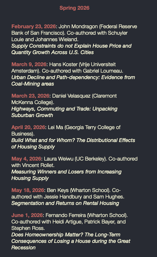 Online Spatial & Urban Seminar tweet media
