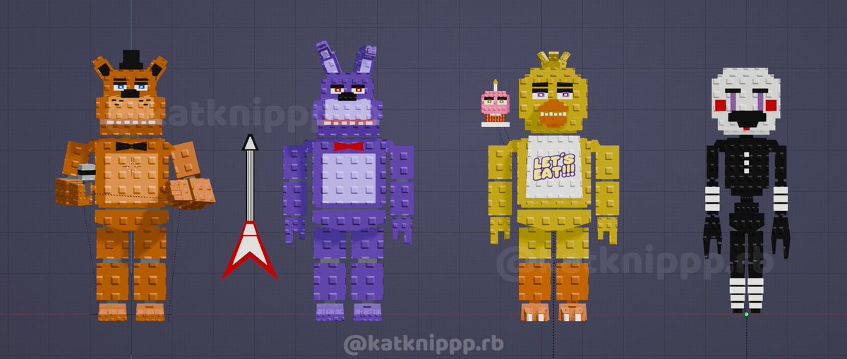 🌟WIP 

#ROBLOX #robloxstudio #RobloxDev #3DModel #cute #FiveNightsAtFreeddys