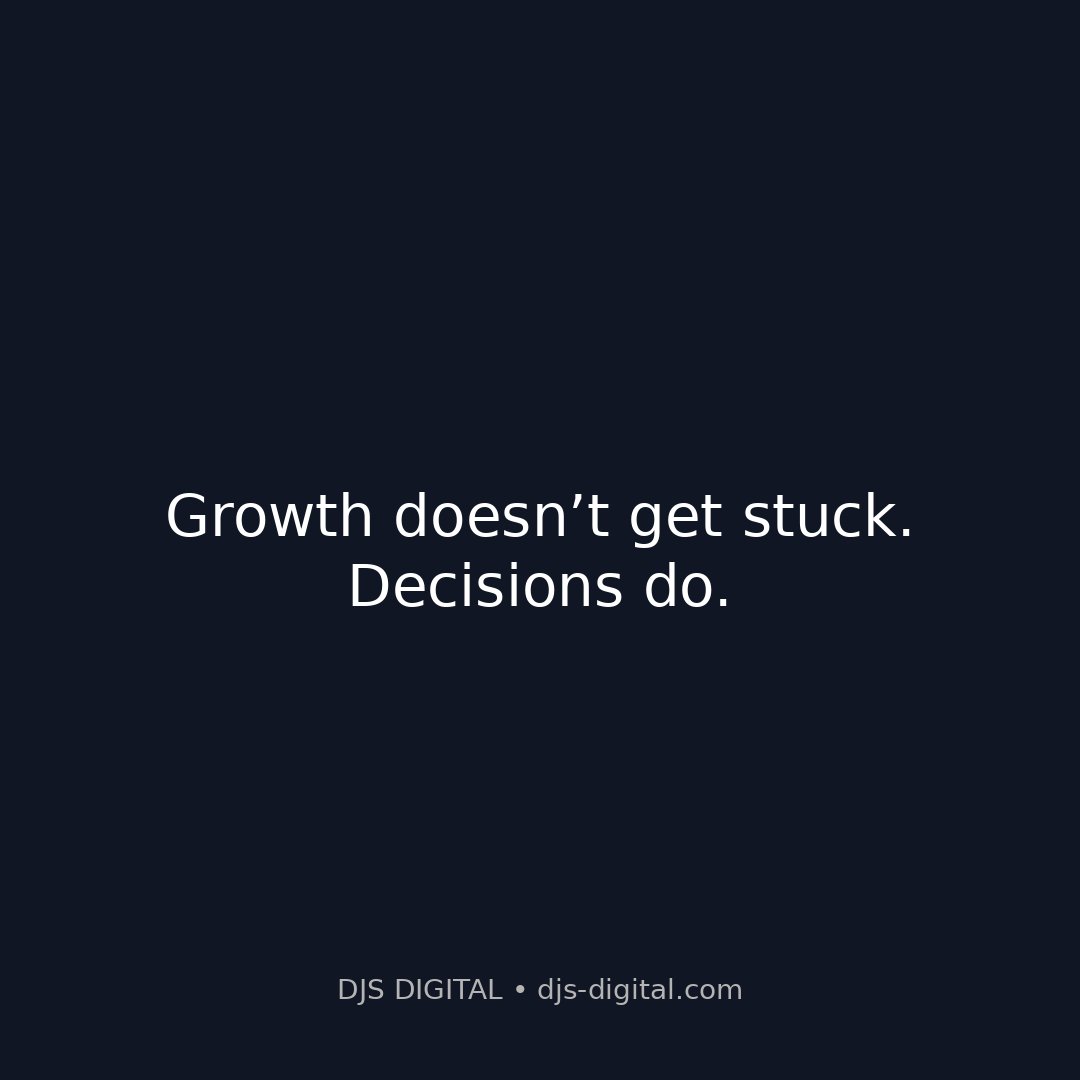 djsdigital1's tweet photo. Most plateaus aren’t caused by lack of effort or ideas. They happen when tough decisions get delayed, revisited, or avoided altogether.

#Leadership #DecisionMaking #BusinessGrowth #EntrepreneurLife #Execution #Management #FounderMindset #Operations #djsdigital https://t.co/mdnZKCdzQT