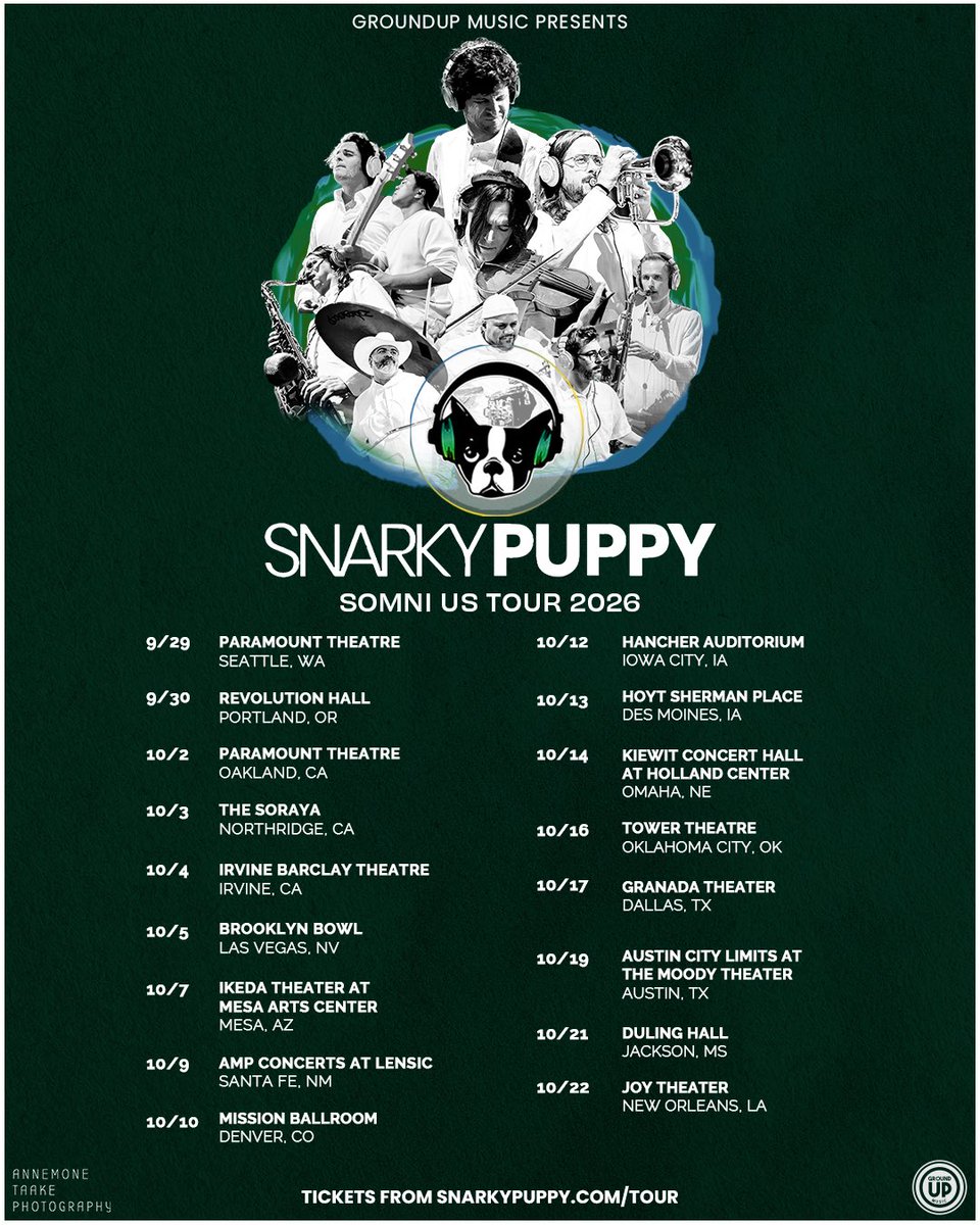 We’re taking Somni on the road in the US - September + October 26

Artist pre-sale: 10am ET Wednesday - password BetweenWorlds

Venue pre-sales: Thursday 12th February
See you there💥