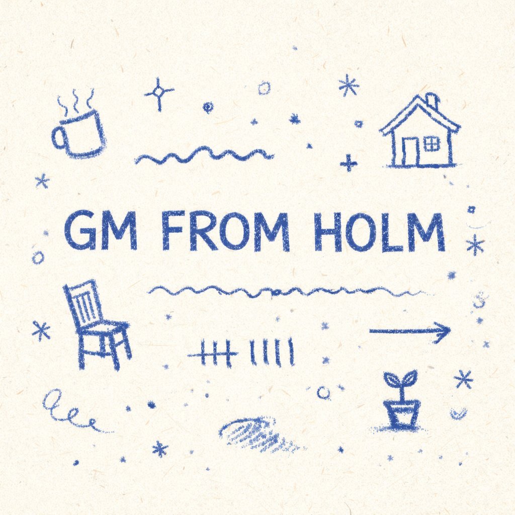 GM

 If you’re still here this morning, you already understand.