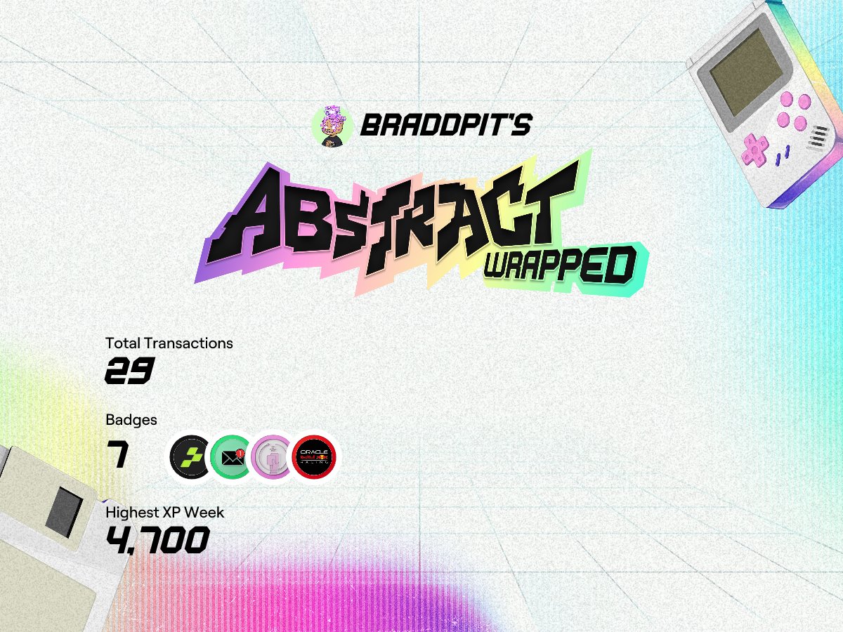 youngdadpit's tweet photo. Check out your Abstract Wrapped recap on @AbstractChain! https://t.co/m0ZesgkeAJ https://t.co/WSC5DFyA5C