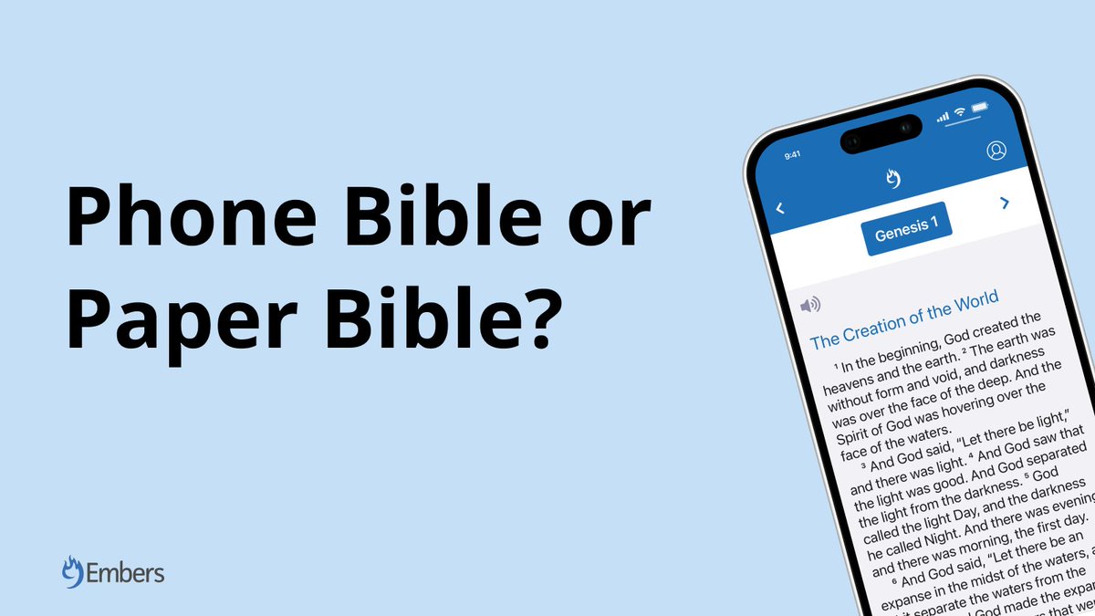Phones distract. But they’re always close.
The Compass app package now includes an in-app Bible, bringing Scripture into everyday moments. 9embers.com/services/mobil…