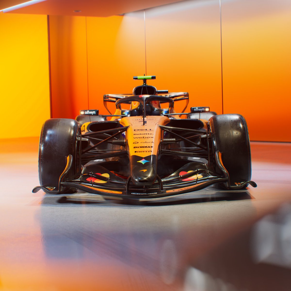 McLarenF1's tweet photo. The tradition continues...🧡🏆

#McLarenF1