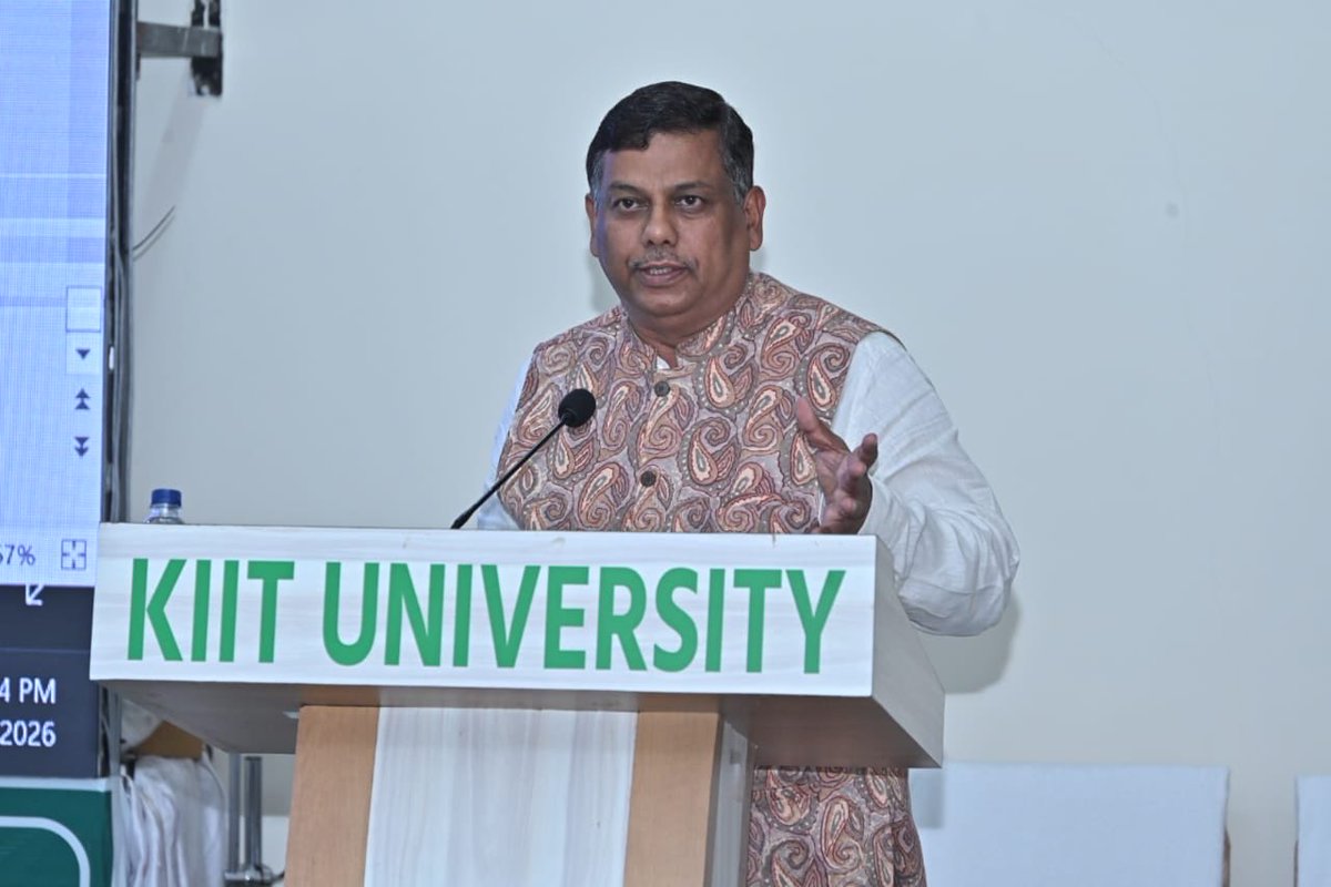 deft_india's tweet photo. Dr. Arabinda Mishra chaired a session at the 58th Annual Conf of the Odisha Economic Association (5–8 Feb) on Navigating Global Uncertainties: Challenges &amp; the Way Forward”
The session featured a keynote by Prof. Praveena Sanjay (WISE, Pune) on Mainstreaming Circular Economy https://t.co/Y0gSw7c9sj