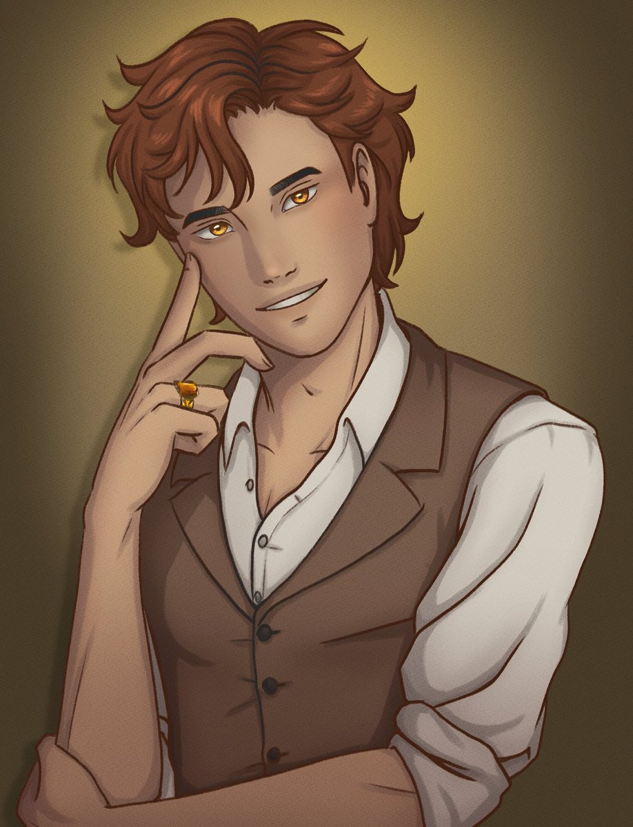 DREW THEO AGAIN!

I still struggle hard with drawing fluffy hair..... 
Theo is a great way to practice that! 
(while crashing out every now and then, haha)

you guys know nothing about Theo yet... 
Though I guess that's fine for now