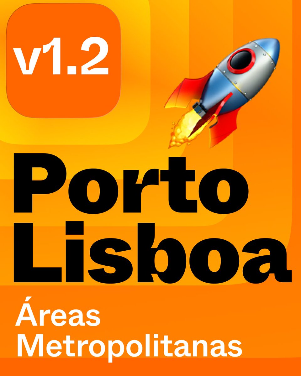 taxem_org's tweet image. GRANDE NOVIDADE! Já estamos disponíveis em todos os concelhos das Áreas Metropolitanas de Lisboa e Porto. Atualiza já para a última versão da app devolutos.