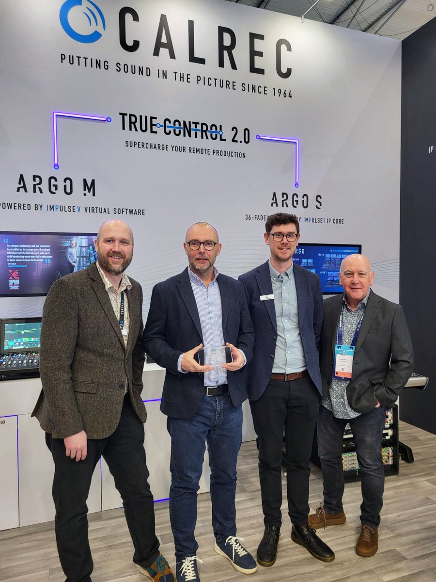 LeadingTechnolo's tweet image. @calrecaudio vince il Best of Show a ISE 2026 con il suo ecosistema IP basato su True Control 2.0, premiato per produzione distribuita, ibrida e remota nel broadcast audio.

🔗shorturl.at/Cw7P3

#Calrec #BroadcastAudio #ISE2026 #RemoteProduction #CalrecAudio
