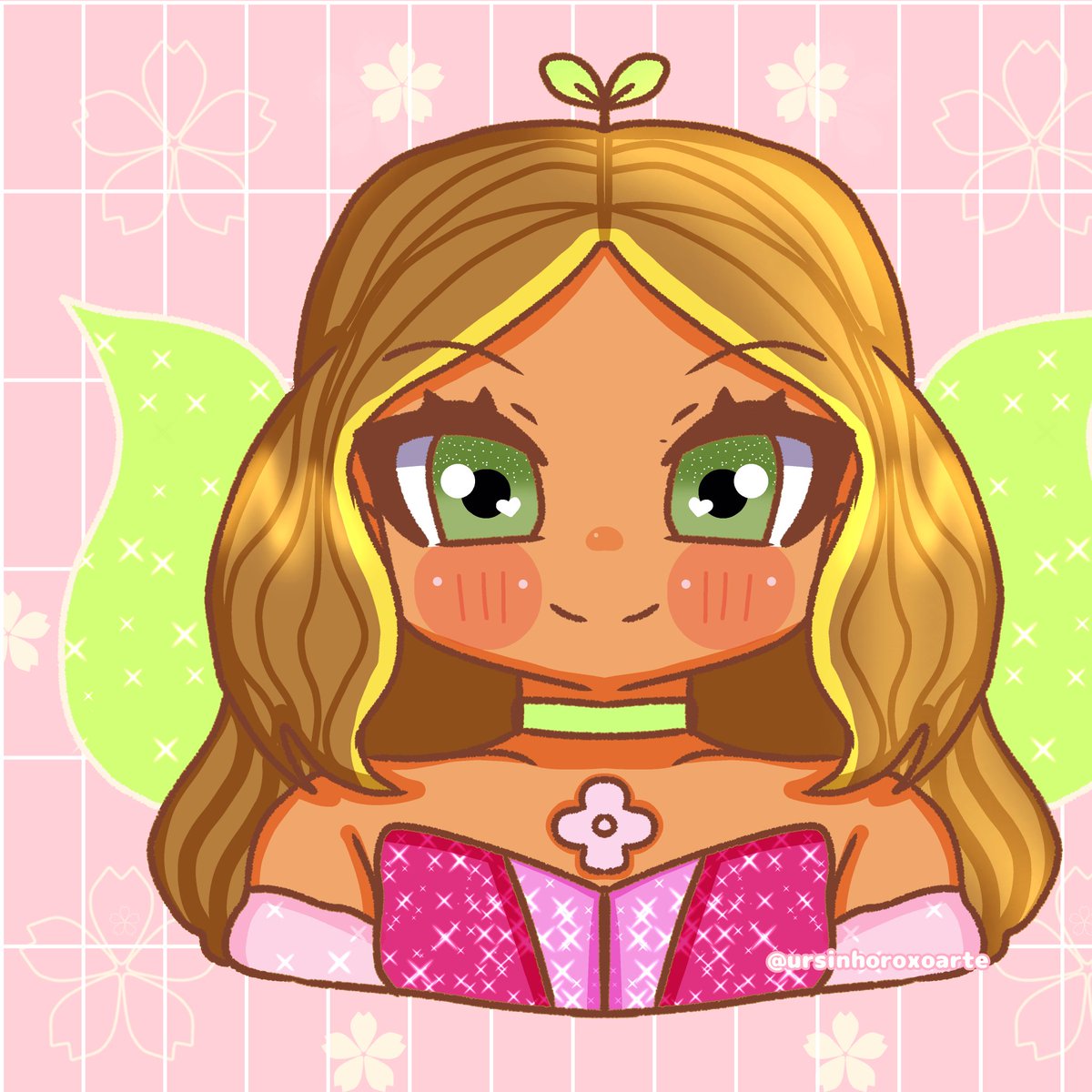 ursinhoroxoarte's tweet image. Flora💚✨🌸 #winxclub #Winx