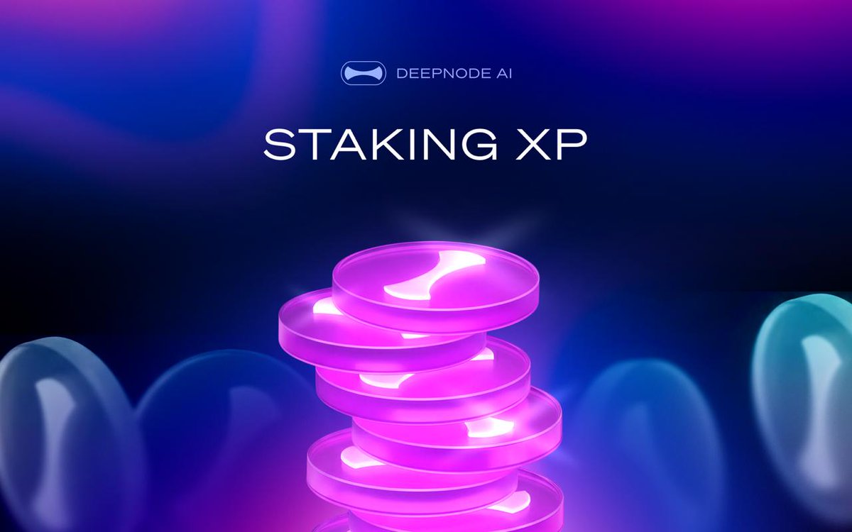DeepNodeAI's tweet image. DeepNode XP Launch, Now Live!

The XP system for DeepNode staking is officially live.

XP introduces a long-term aligned reward mechanism designed to recognize sustained participation and strengthen protocol TVL. All active staking positions are now accruing XP automatically.

No…