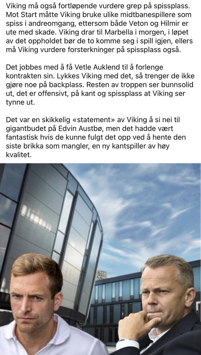 Oss Mot Resten Av Verden tweet media