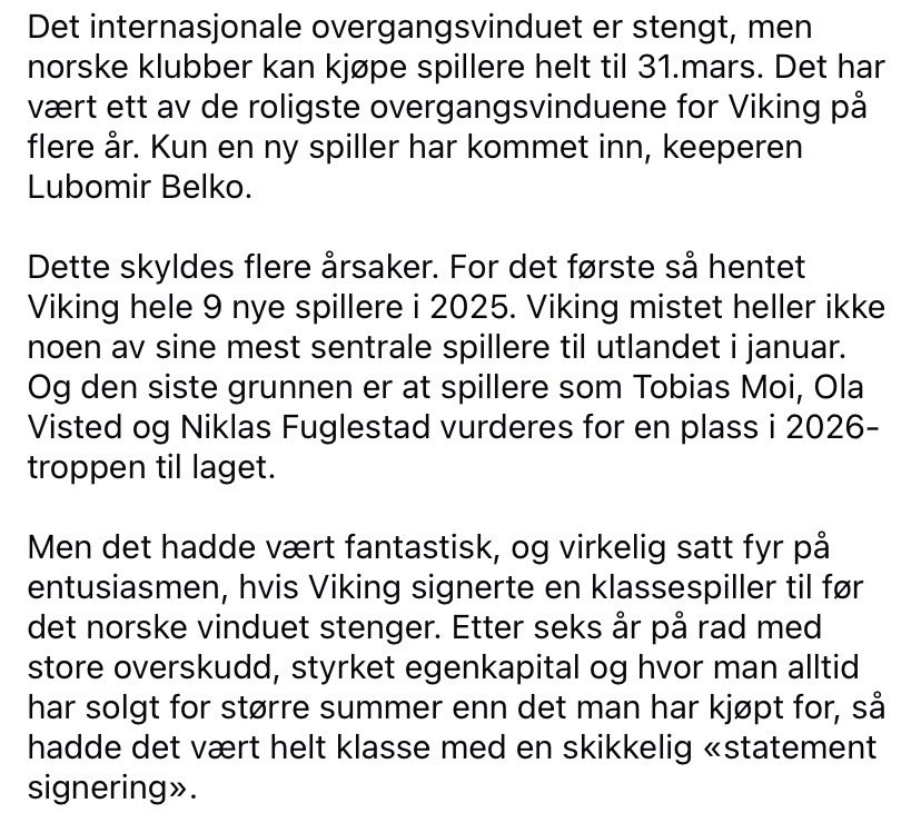 Oss Mot Resten Av Verden tweet media