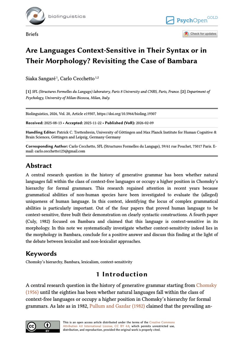 Biolinguistics tweet media