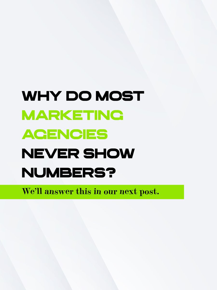 Firstclusive's tweet photo. Most marketing conversations sound confident but very few are backed by numbers.
There’s a reason for that. We’re breaking it down in the next post.
Stay tuned.
#Firstclusive #BrandingAgency #MarketingAgency #BrandStrategy #Hyderabad https://t.co/sfYKLRWkmA