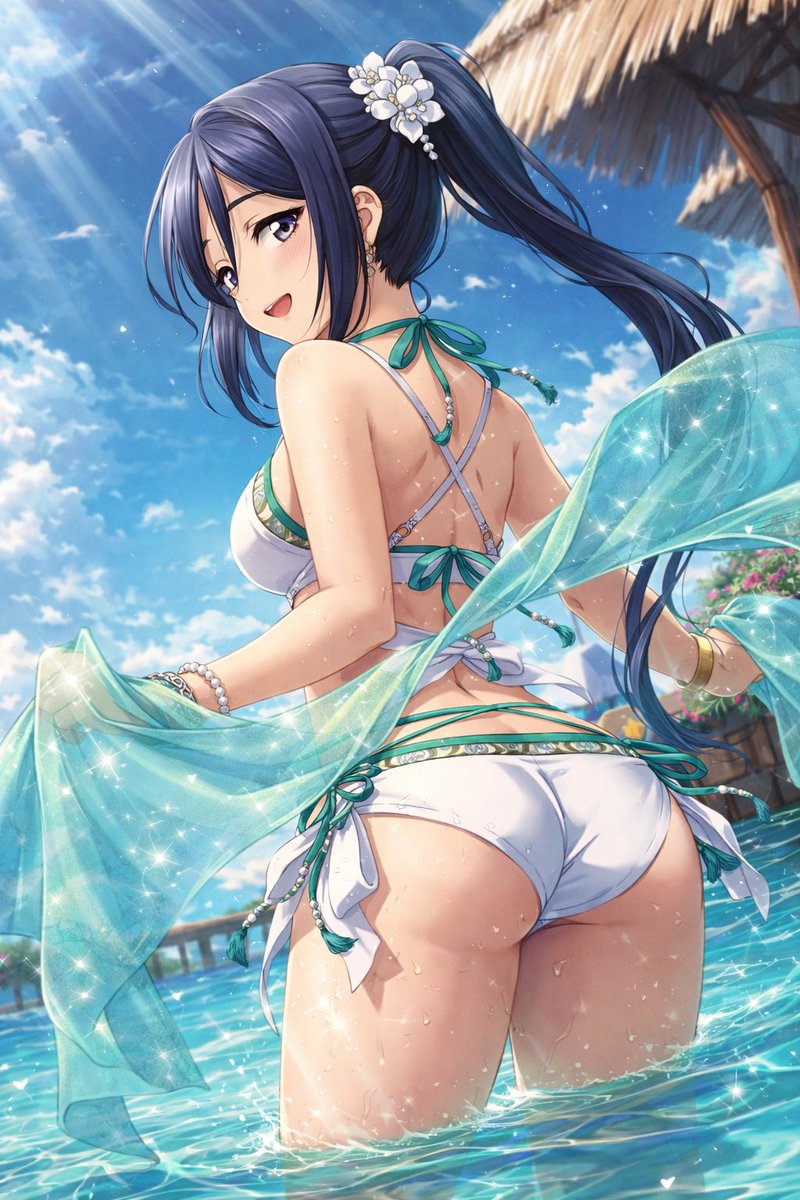 松浦果南さん誕生日おめでとう㊗️ 普段は 攻めたイラストは作成しない