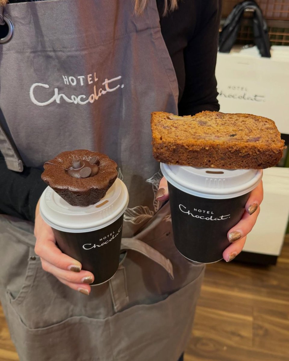 Visit our <a href="/HotelChocolat/">Hotel Chocolat</a> store to try our brand-new cakes &amp; bakes, inspired by your fave chocolate recipes! 🍫

Whether you’re after a burst of berry or extra chocolate, you’ll find the perfect treat to pair with your favourite drink 🍓🍩🍒

Treat yourself this Monday! 😋