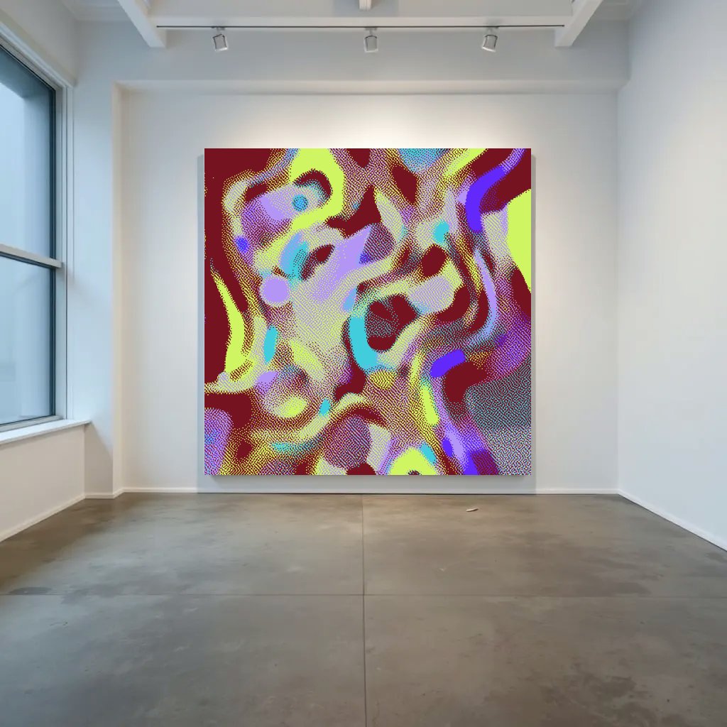 jonomilo's tweet image. Various design experiments using dithering algorithmic systems, grayscale mapping, PBR workflow and rasterizing to start the year. 📂✨️

Thanks for the encouragement and support 🫂 
#dithering #FilterForge #procedural #generative #creativecoding #newmedia