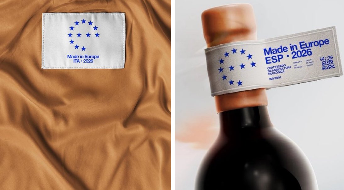 What do you think of the new Made In Europe logo? 🇪🇺

The label was designed to certify European products and services based on values of quality, transparency and sustainability.