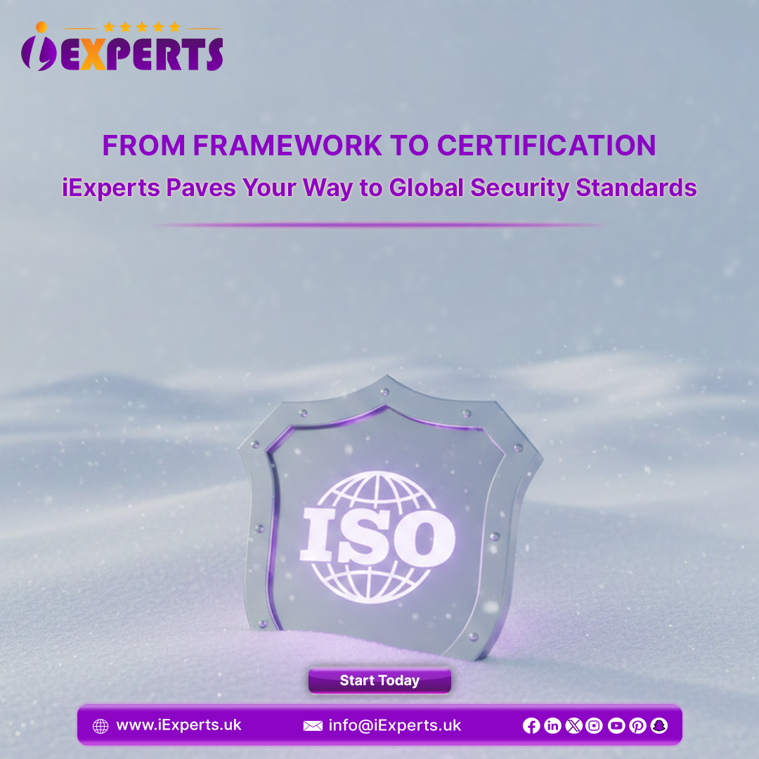 From framework to certification.
iExperts helps you implement best practices, prepare for audits, and achieve ISO certification with confidence.
👉 Start today: iexperts.uk/Complience/K0X…

#iExperts #ISO #CyberSecurity #Compliance #DigitalTrust