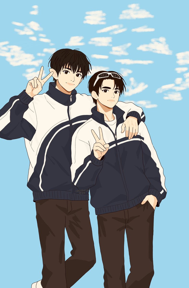 chandikive's tweet image. 「#떡국림」

사랑스럽고 강력한 케미 멋있는 CC입니다 🤭

#찬디 #Chansoo #찬열버블 #도DM