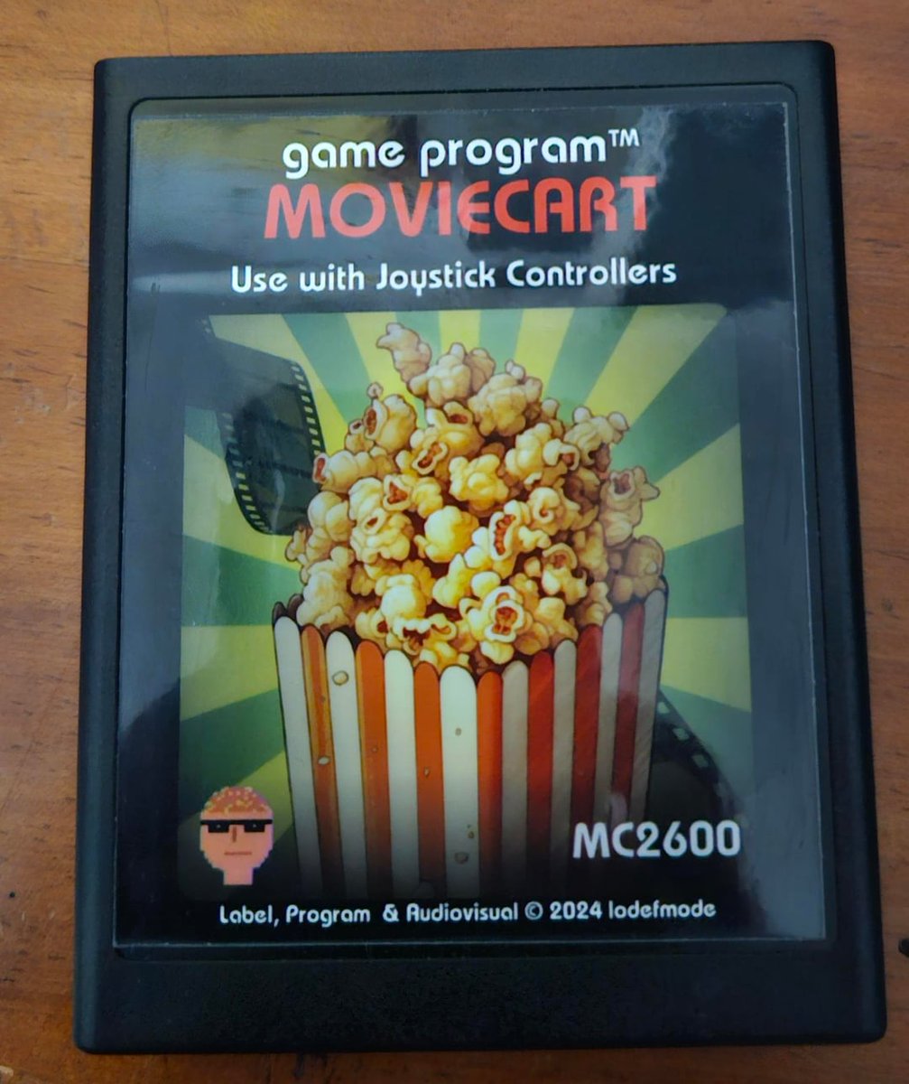 7800ProGamer's tweet image. I grabbed the Atari 2600 Movie Cart from lodefmode.com back in January.  And since then I've been exploring and watching movies on my Atari 7800.  It's pretty neat! 

Full review tomorrow! 

#lodefmode #atari2600 #pushthelimits #moviecart #retrogaming #atarinetwork