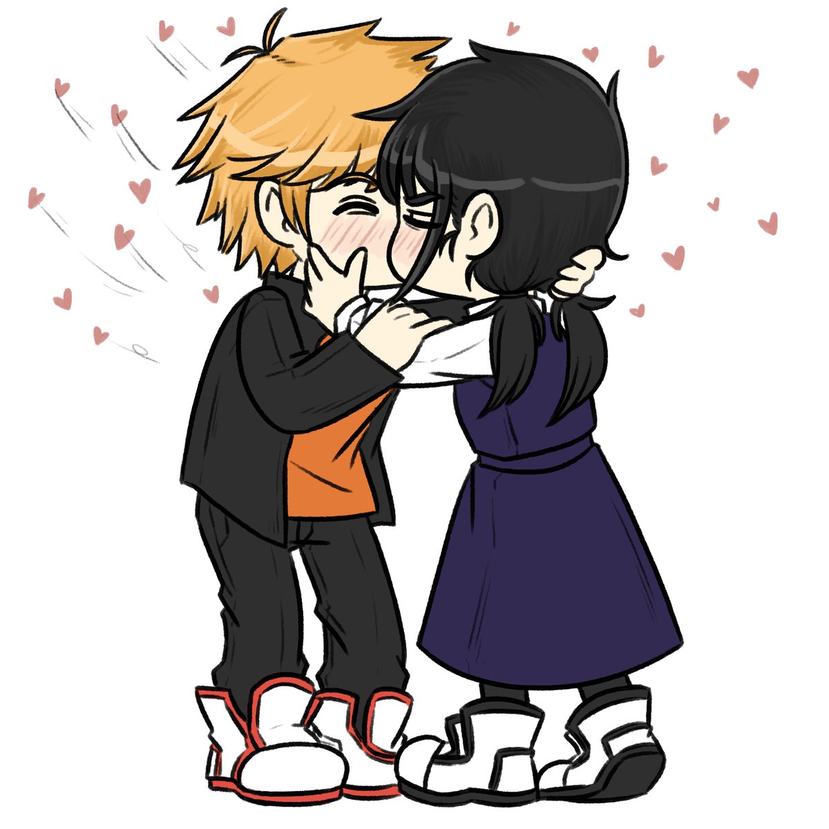 ZackConac's tweet image. They got carried away with the smoochin

#asaden #csm #chainsawman #zacdraws