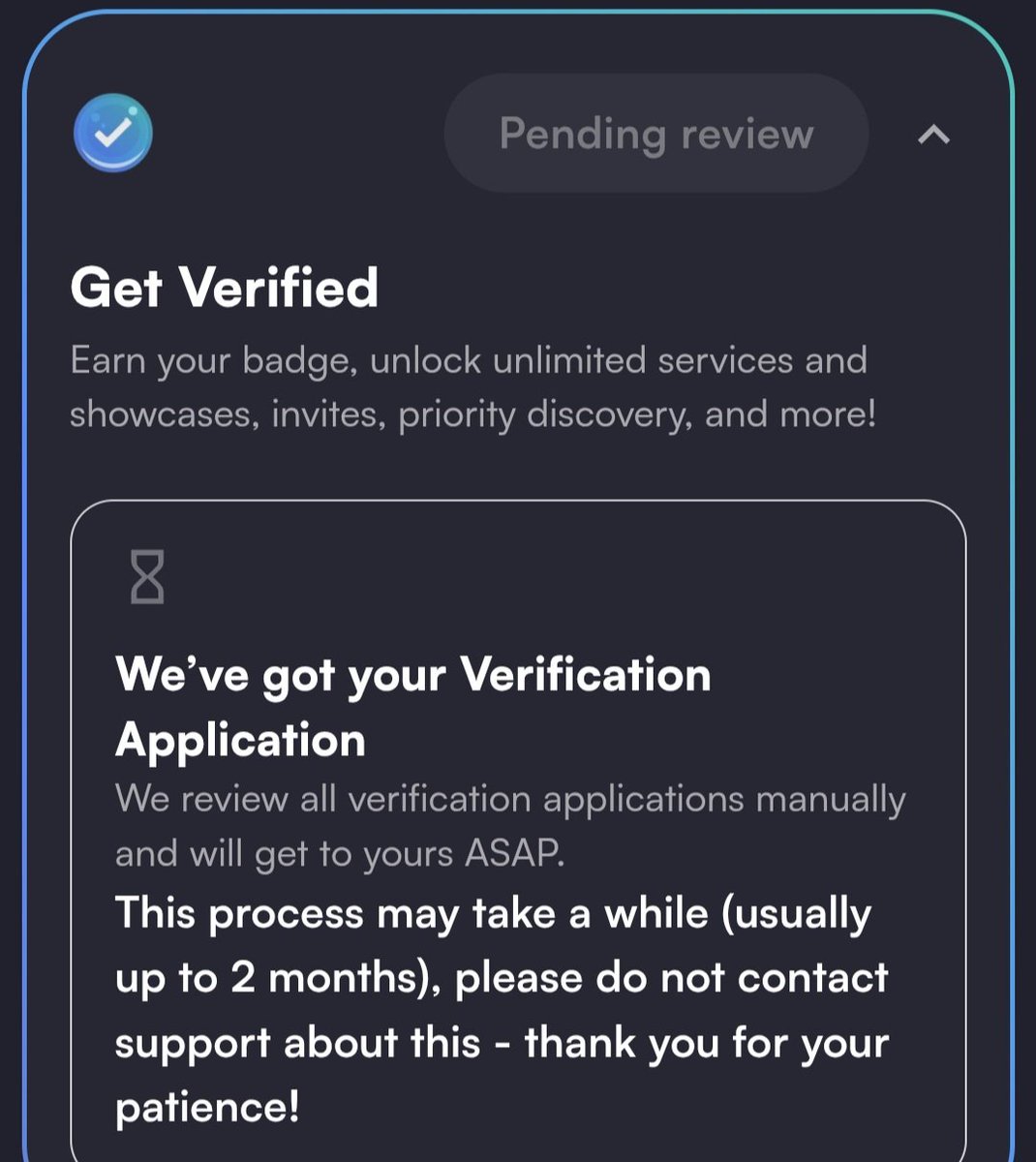 ✨️ THE TIME HAS COME ✨️

All thanks to everyone who commissioned me i was finally able to submit my verification application 😭🥰

I hope to hear from #vgen soon 🙏💚