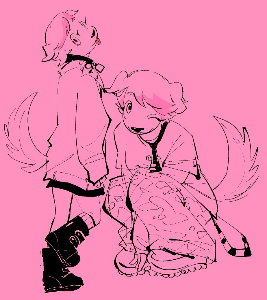 new outfits :3

beautiful art by my friend <a href="/3xecutriX/">TART</a>, go give her love ❤️💖❤️