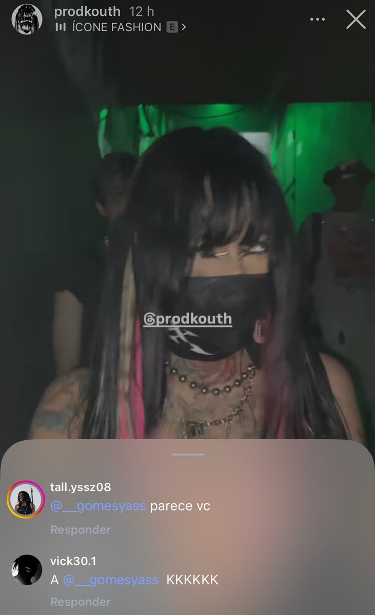 O pessoal me marcando nos storys da Kouth kkkkkk