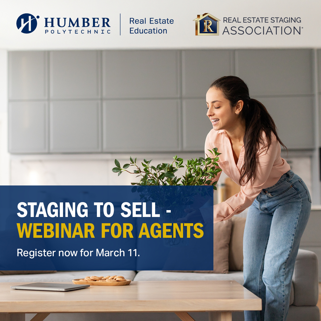 Want your listings to stand out? 🏡

Staging to Sell: What Every Agent Should Know

✔ Earn the RESA CSA designation
✔ 50+ staging tips you can immediately
✔ Learn ROI, contracts &amp; disclosure best practices

👉 Register: bit.ly/3YScE8g

#HumberRealEstate #RESA