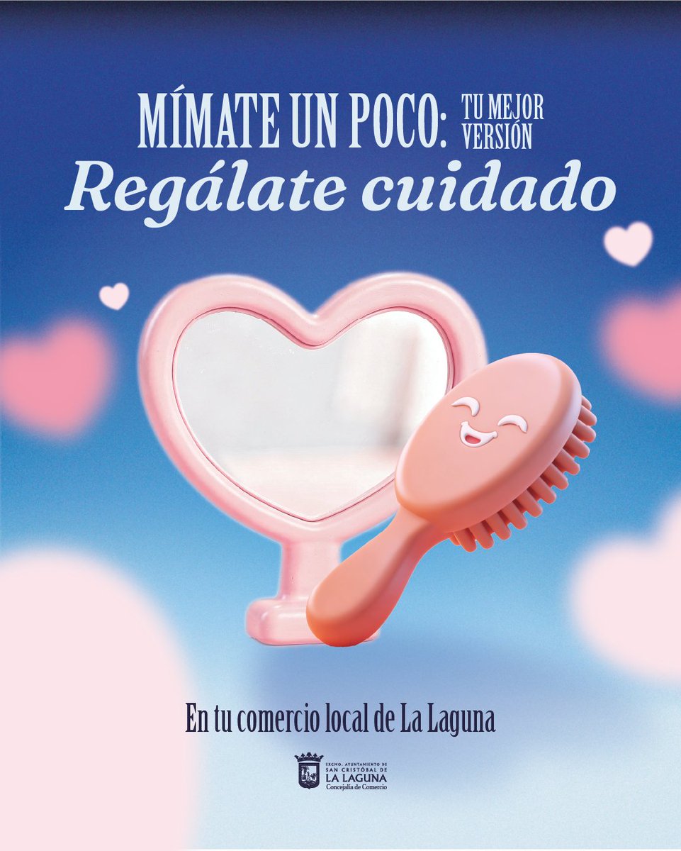Este San Valentín, regálate calma ✨

El comercio local de La Laguna te ayuda a quererte ❤️

Masajes, estética, peluquería, hoteles y experiencias relajantes que te invitan a parar, respirar y cuidarte como mereces 💆

#QuiéreteTú #AutocuidadoLocal #ComercioDeLaLaguna