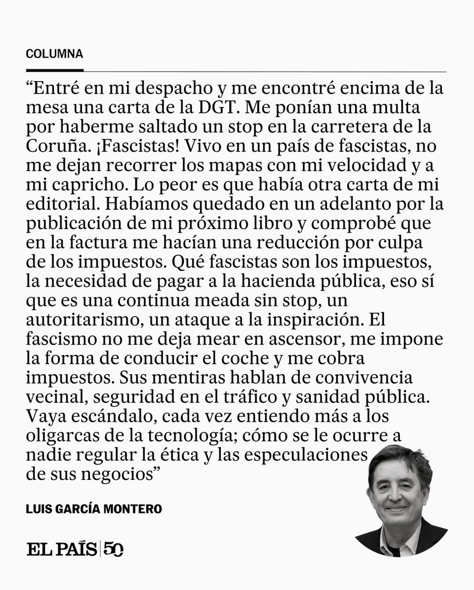 el_pais's tweet image. 'Fascismo', la columna de Luis García Montero social.elpais.com/4mw9c2