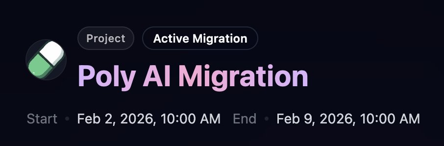 🚨 2 hours remain to migrate your POLY 🚨