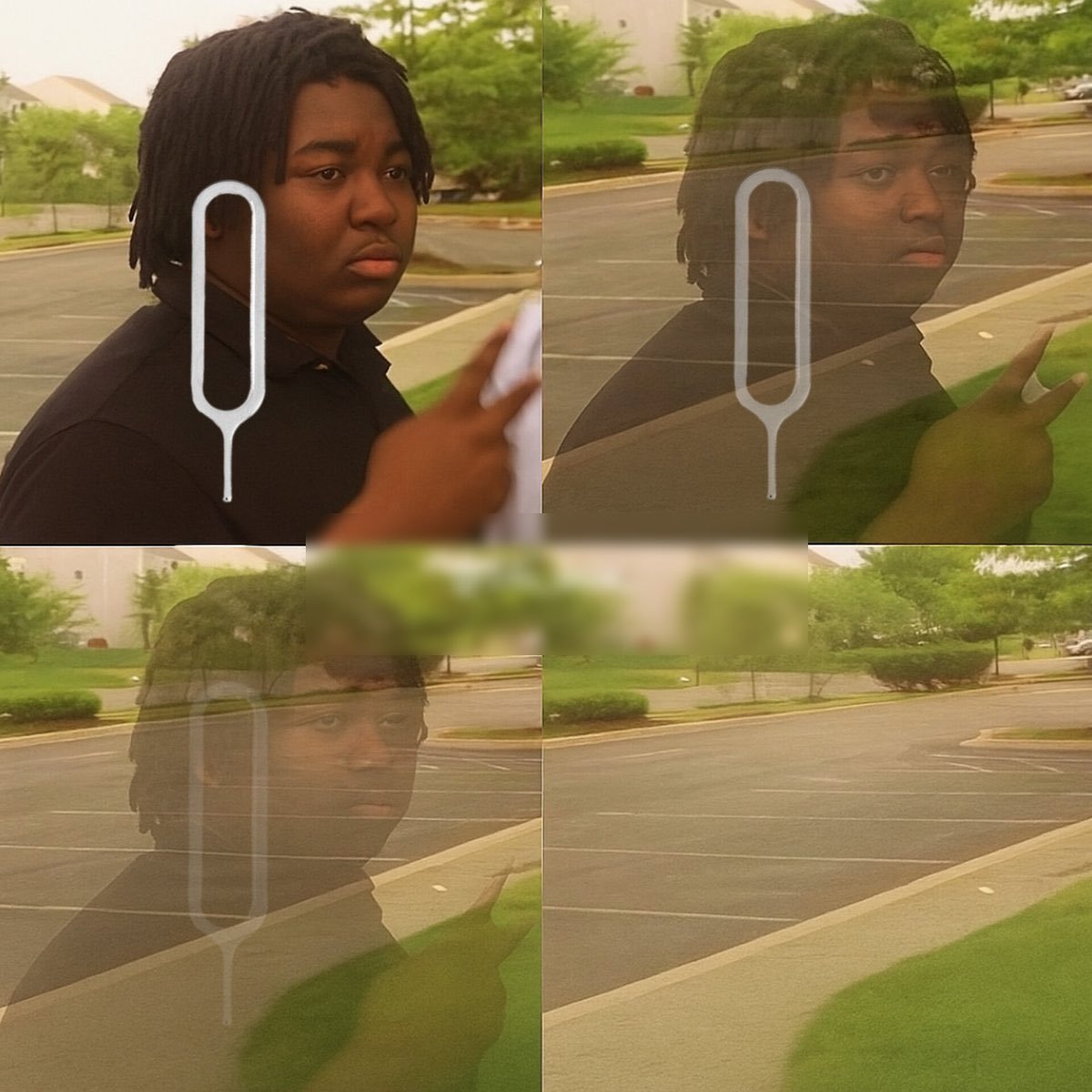 SIM ejector after being used for the first time