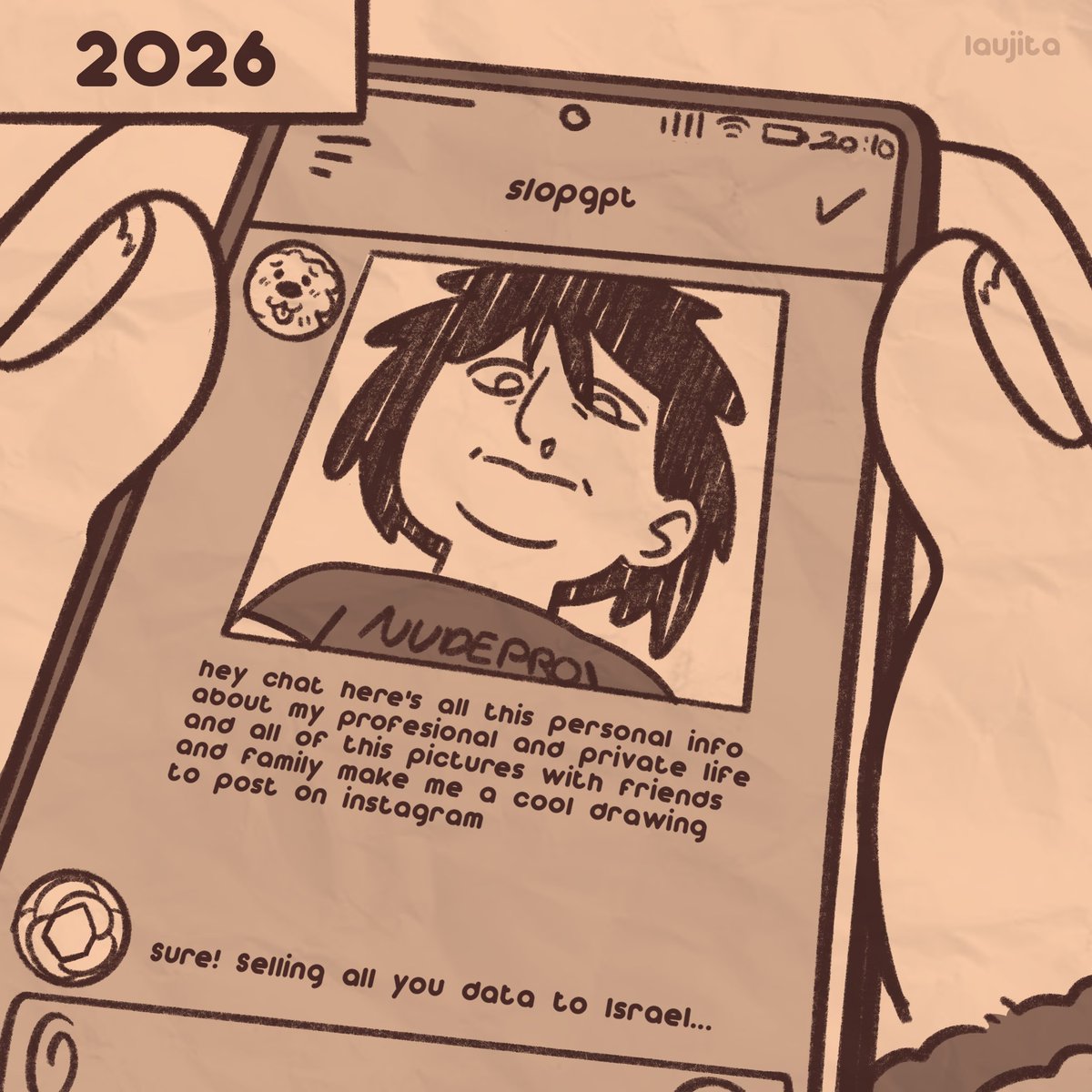 Laujita_'s tweet image. About that AI slop trend...