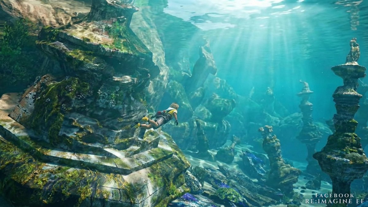 ReImagineFF's tweet photo. Final Fantasy X: Besaid Lake
Few realize that an ancient ruin remains submerged beneath its waters
#FinalFantasyX #FF10 #FFX #FinalFantasy #Tidus #BesaidIsland #Besaid #AIArt #FanArt #ReImagineFF #ClassicGame #GamingNostalgia https://t.co/KNQggRvjEQ