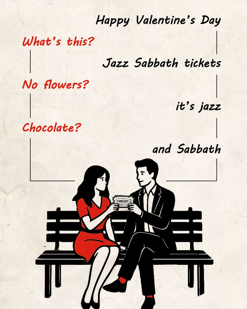 That time of the year coming up.
In case you're out of ideas.... 

🎟️ jazzsabbath.net/live.php

#live #2026tour #belgium #netherlands #germany #czechrepublik #austria #denmark #sweden #norway #unıtedkıngdom #moreTBA