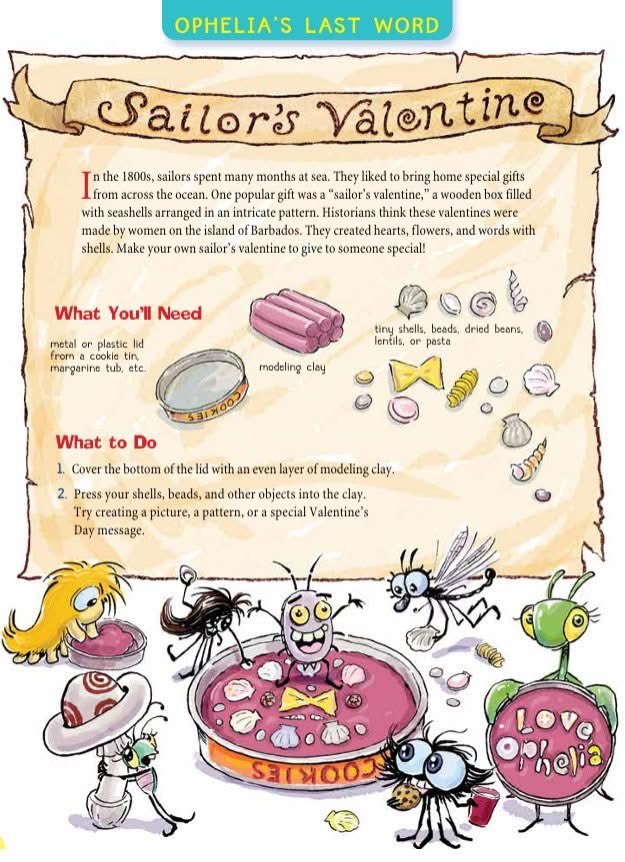 CricketMediaInc's tweet image. #MakeItMonday! Valentine's Day is right around the corner! 💝Create your own nautical-inspired Valentine for friends and family members with this unique activity from the latest issue of SPIDER Magazine!

#kidscrafts #craftsforkids