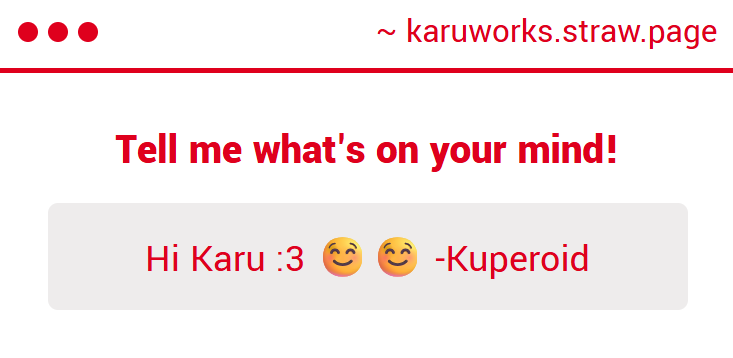KaruWorks's tweet photo. 🫶 Heya Kupe!! ✨
https://t.co/P8GixjnC48 https://t.co/s1onjPYqDo