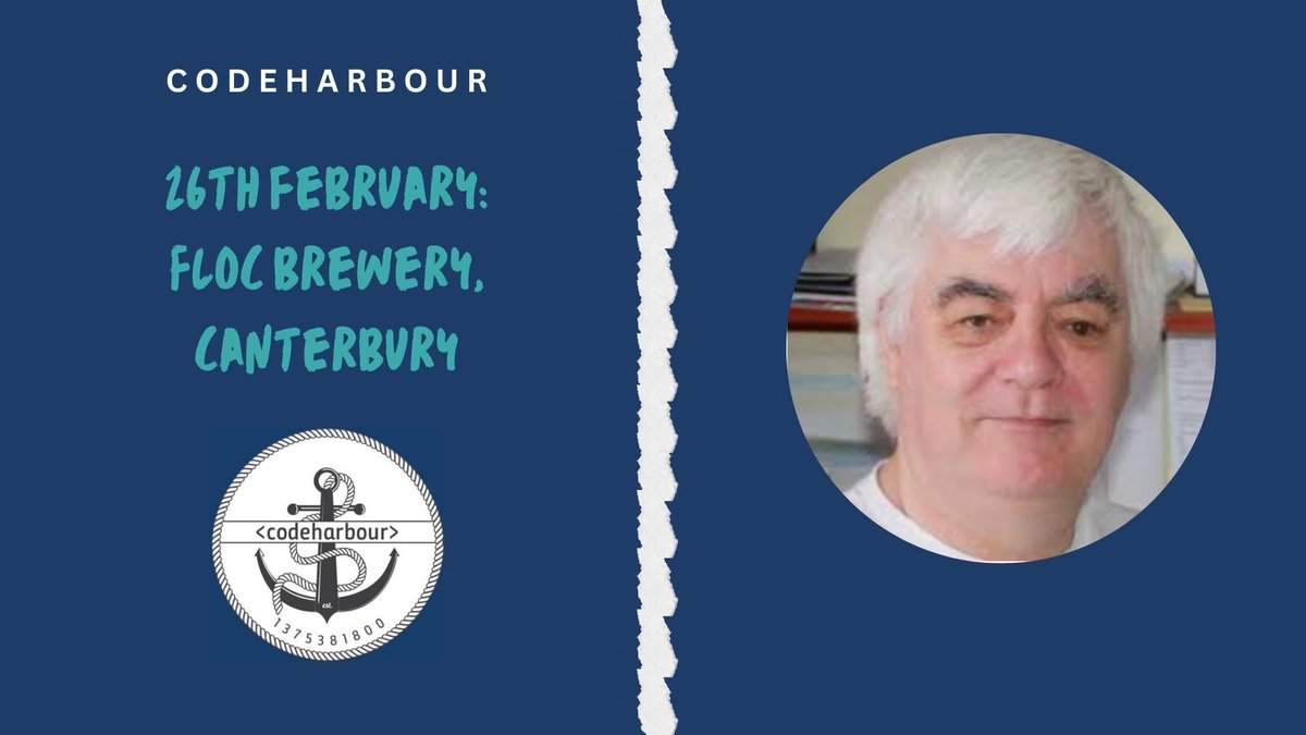 Join us this month for a great talk on Resurrecting Old Systems For Fun (and Profit?) by Bob Eager 💻 #codeharbour #tech #systems